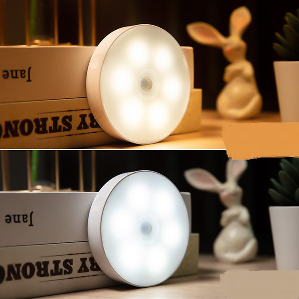 LED-Sensorlicht rund USB-Akku – kabellose Schrankleuchte