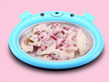 coolu Ice-Cream-Roll Platte in Blau – gerolltes Eis selbst gemacht