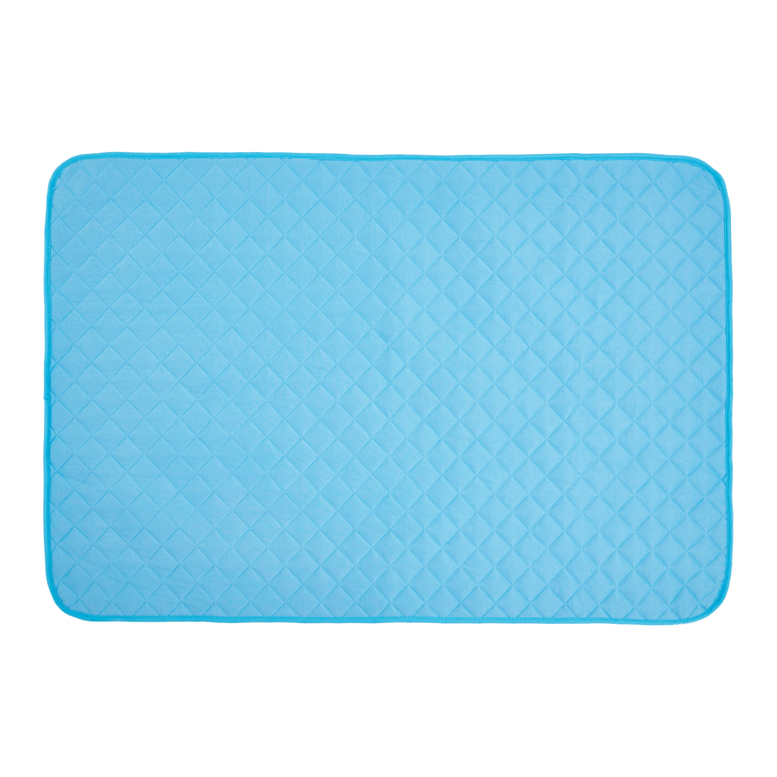 coolu Pet-Kühlmatte in Blau – selbstkühlende Ice-Silk-Matte für Hund und Katze