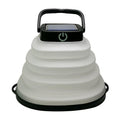 coolu Faltbare Solar-Campinglampe in Schwarz – IP68, Solar & USB