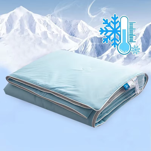 coolu Ice-Silk Kühldecke – glattes, kühlendes Ice-Silk-Gewebe im Detail
