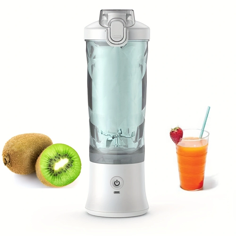 coolu Portabler Mini-Blender 600 ml in Weiß – USB-Akku