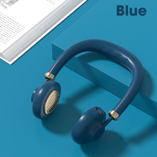 coolu Nackenventilator – bladeless, sicher, USB-wiederaufladbar